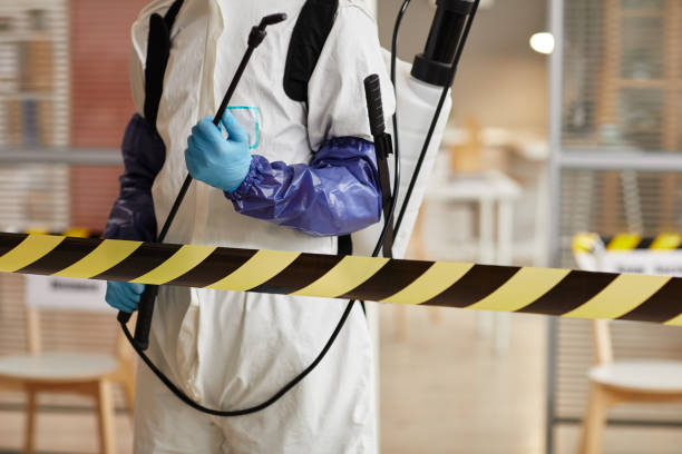 Professional Infectious Disease Decontamination technician working in Dennis, MA